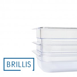Гастроємність BRILLIS із полікарбонату GN 1/4-100 мм, прозора