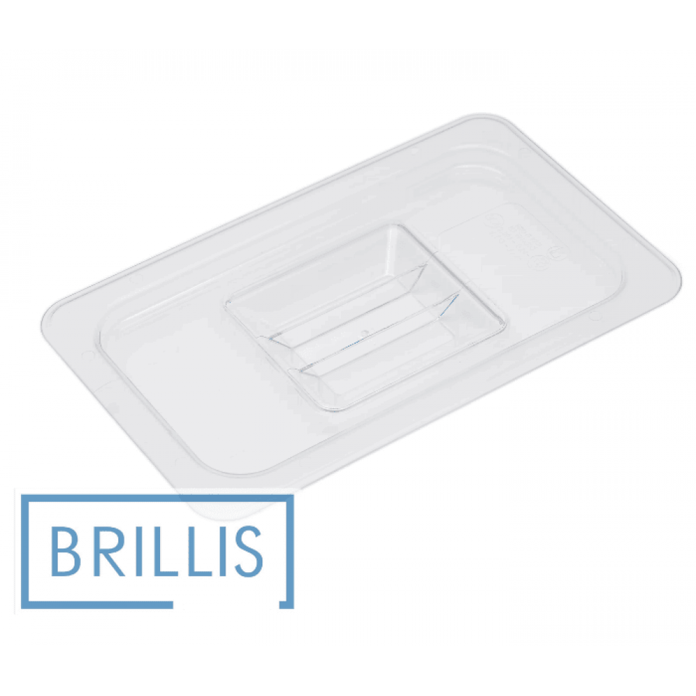 Кришка з полікарбонату GN 1/4 Brillis (265х162)