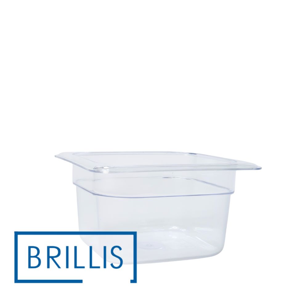 Гастроємність BRILLIS із полікарбонату GN 1/6-100 мм, прозора