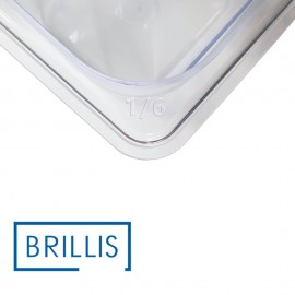 Гастроємність BRILLIS із полікарбонату GN 1/6-100 мм, прозора