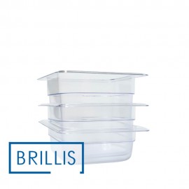 Гастроємність BRILLIS із полікарбонату GN 1/6-100 мм, прозора