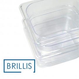 Гастроємність BRILLIS із полікарбонату GN 1/6-100 мм, прозора