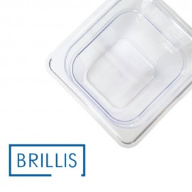 Гастроємність BRILLIS із полікарбонату GN 1/6-150 мм, прозора
