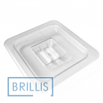 Кришка гастроємності BRILLIS із полікарбонату  GN 1/6, прозора