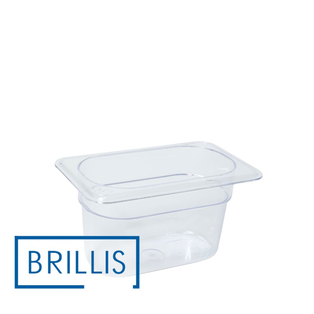 Гастроємність BRILLIS із полікарбонату GN 1/9-100 мм, прозора