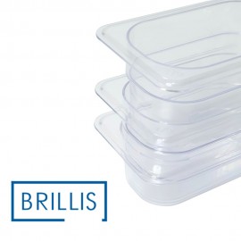 Гастроємність BRILLIS із полікарбонату GN 1/9-100 мм, прозора