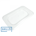 Кришка гастроємності BRILLIS із полікарбонату  GN 1/9, прозора