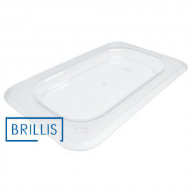 Кришка гастроємності BRILLIS із полікарбонату  GN 1/9, прозора