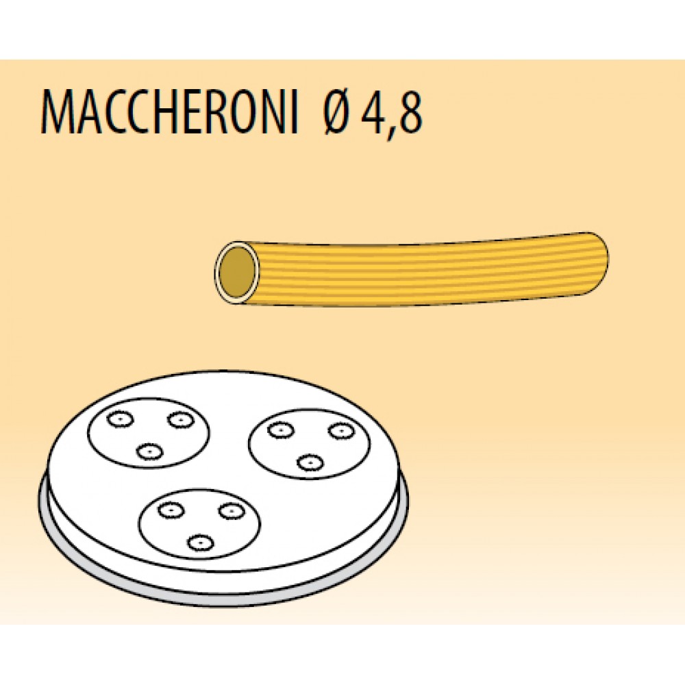 Насадка на прес Maccheroni d57 ? 4,8