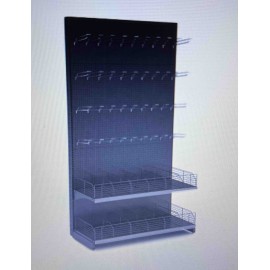 Стелаж з перфорованою задньою стінкою Modern Expo