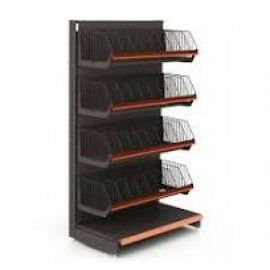 Стелажі з кошиками