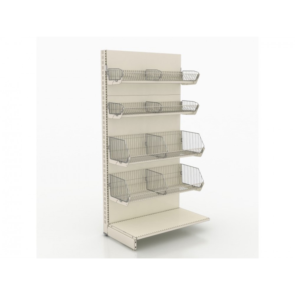 Стелажі з кошиками